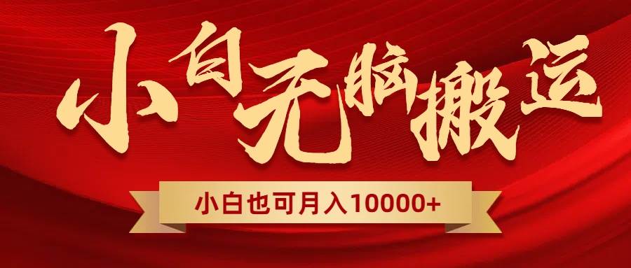 无脑搬运视频，全新平台独占玩法，一个账号每天1000+，多账号轻松扩张！-刀客资源网