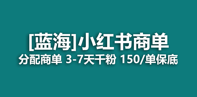2023蓝海项目，小红书商单，快速千粉，长期稳定，最强蓝海没有之一-刀客资源网