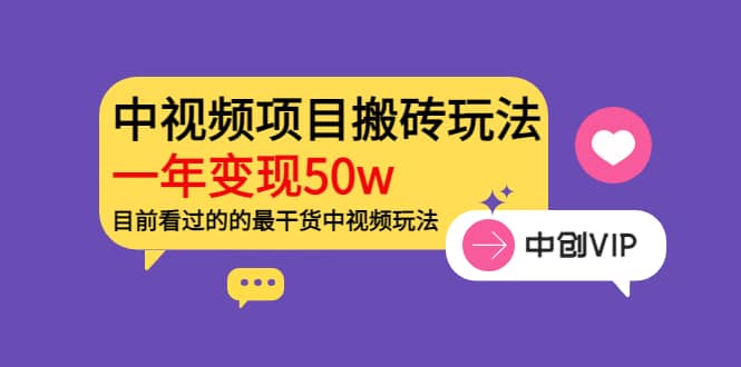 《老吴·中视频项目搬砖玩法，一年变现50w》目前看过的的最干货中视频玩法-刀客资源网