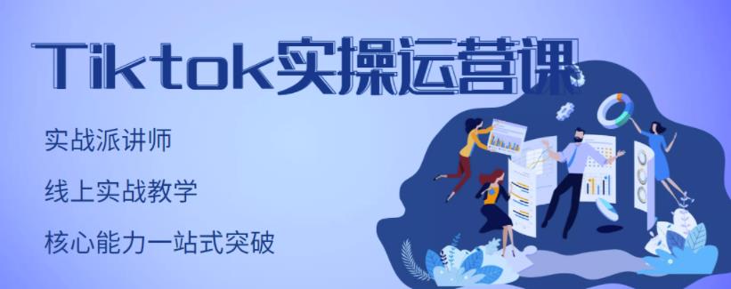 TikTok实操运营课，手把手账号实战，适合零基础Tiktok新人-刀客资源网