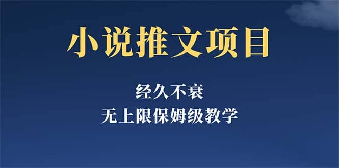 经久不衰的小说推文项目，单号月5-8k，保姆级教程，纯小白都能操作-刀客资源网