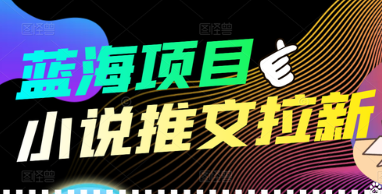 【高端精品】外面收费6880的小说推文拉新项目，个人工作室可批量做-刀客资源网