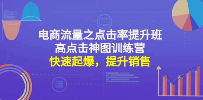 电商流量之点击率提升班+高点击神图训练营：快速起爆，提升销售-刀客资源网
