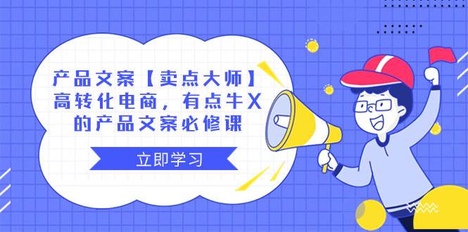 产品文案【卖点大师】高转化电商，有点牛X的 产品文案必修课-刀客资源网