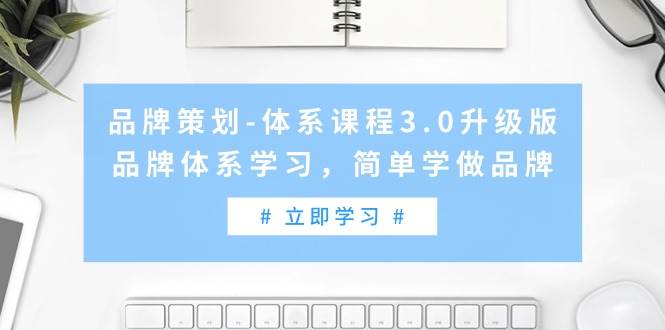 品牌策划-体系课程3.0升级版，品牌体系学习，简单学做品牌（高清无水印）-刀客资源网
