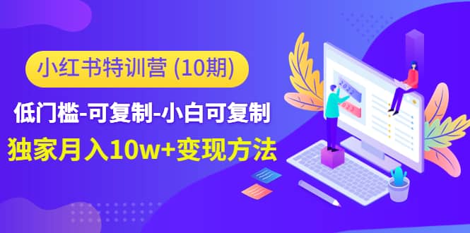 小红书特训营（第10期）低门槛-可复制-小白可复制-刀客资源网