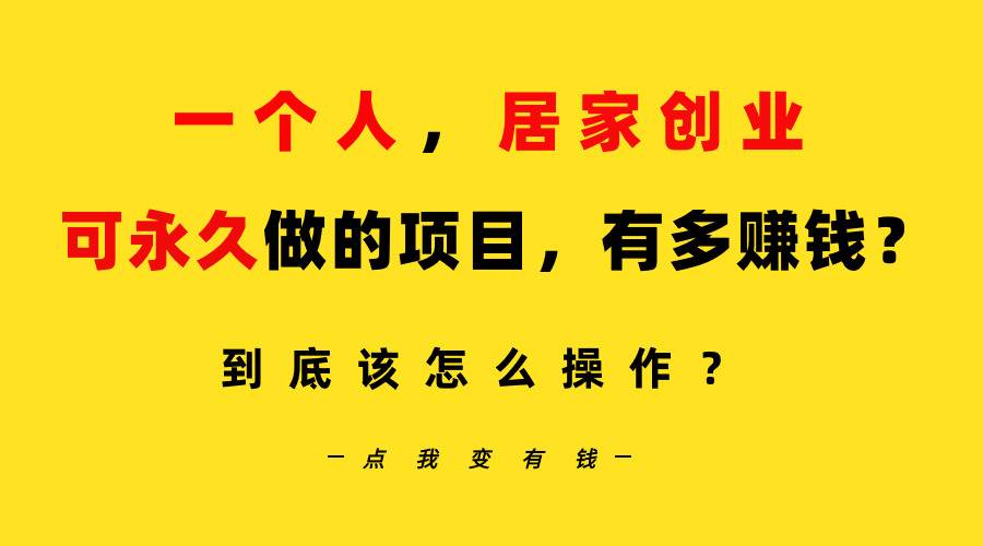 一个人，居家创业：B站每天10分钟，单账号日引创业粉100+，月稳定变现5W…-刀客资源网