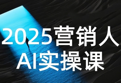 2025营销人Al实操课，AI营销抢跑实战，从Prompt到方案，效率碾压同行-刀客资源网