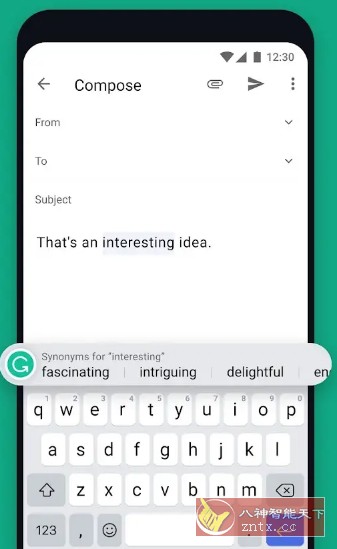 Grammarly Keyboard 语法输入法v2.37.37652高级版★学*英语语法的输入法-刀客资源网