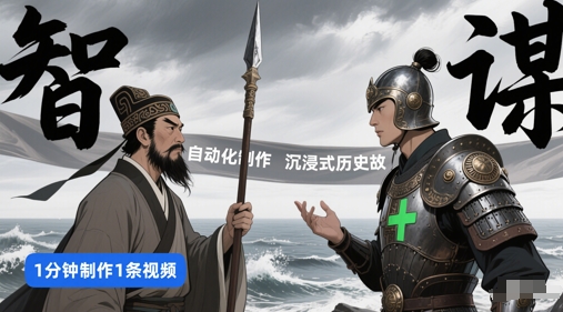 扣子工作流一键生成沉浸式历史故事，一天工作量，3分钟搞定-刀客资源网