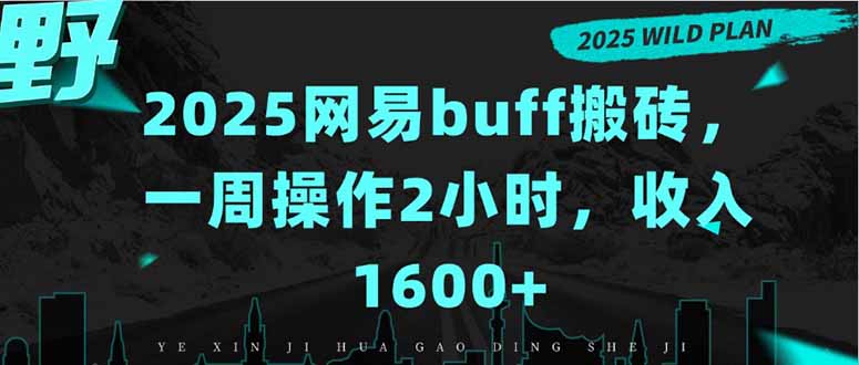 2025网易buff搬砖，一周操作2小时，收入1600+-刀客资源网