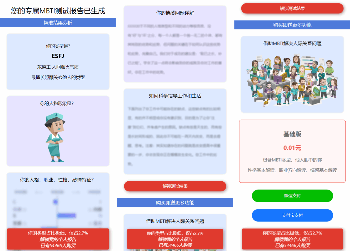 图片[4]-MBTI性格测试网站源码带h5端 亲测-刀客资源网
