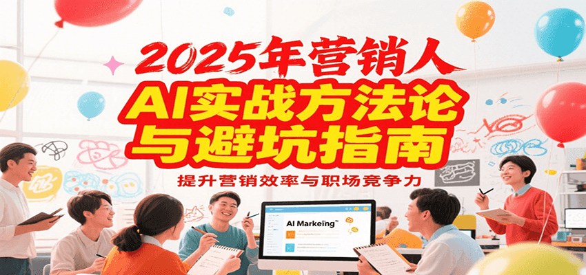 2025年营销实战方法论与避坑指南，利用AI提升营销效率与职场竞争力-刀客资源网