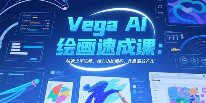 （15470期）Vega AI绘画速成课：快速上手流程，核心功能解析，作品高效产出-刀客资源网