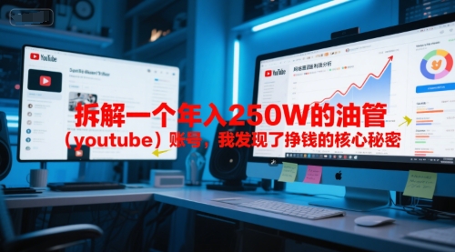 付费文章：拆解一个年入250W的油管（youtube）账号，我发现了挣钱的核心秘密-刀客资源网
