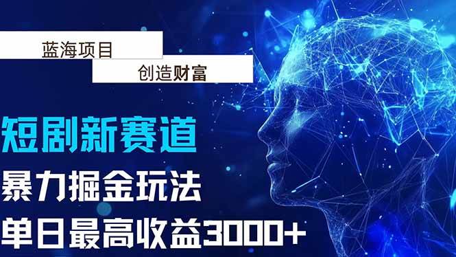（15438期）抖音新赛道，暴力掘金玩法，单日收益最高3000+-刀客资源网