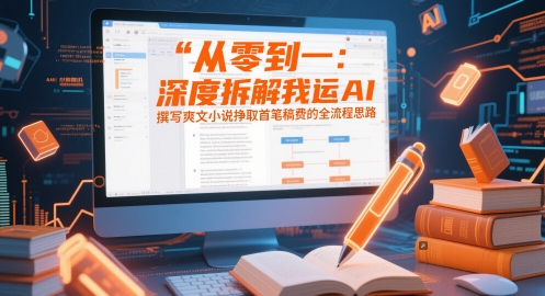 从零到一：深度拆解我运用AI撰写爽文小说挣取首笔稿费的全流程思路-刀客资源网
