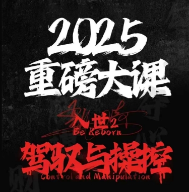 2025重磅大课，入世2，驾驭与控制-刀客资源网