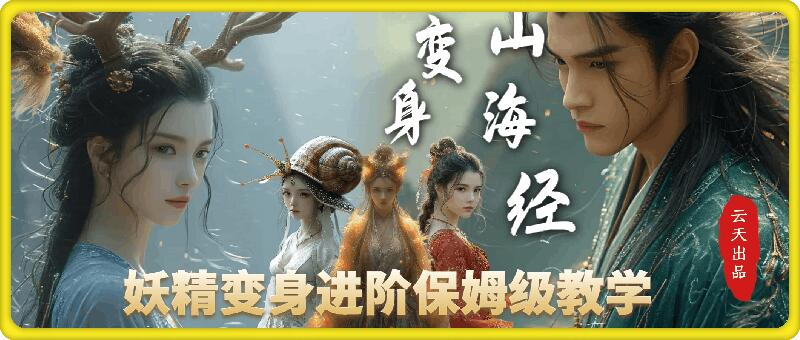 云天AI山海经变身视频教程，妖精变身进阶保姆级教学-刀客资源网