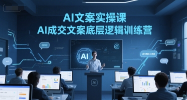 AI文案实操课，AI成交文案底层逻辑训练营-刀客资源网