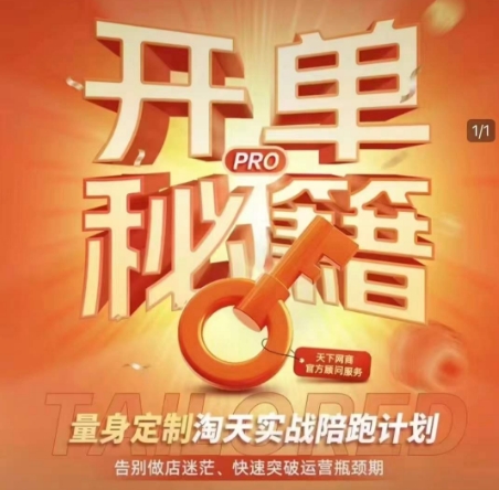 淘宝开单秘籍PRO，量身定制淘天实战陪跑计划，告别做店迷茫、快速突破运营瓶颈期（更新6月）-刀客资源网