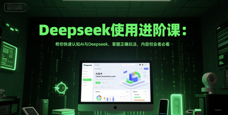 Deepseek使用进阶课：帮你快速认知Ai与Deepseek，掌握正确玩法，内容创业者必看-刀客资源网