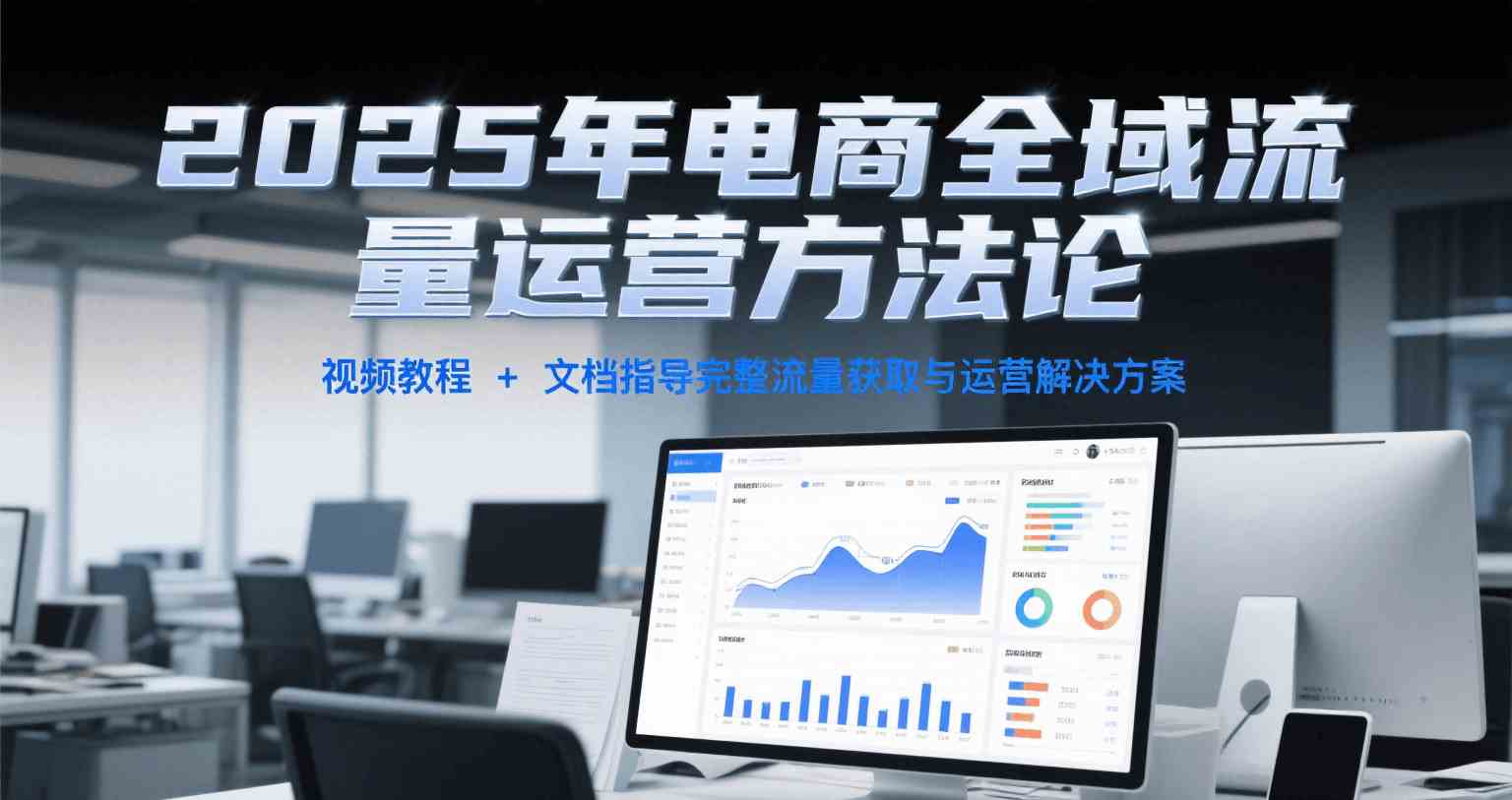 2025年电商全域流量运营方法论，视频教程+文档指导完整流量获取与运营解决方案-刀客资源网