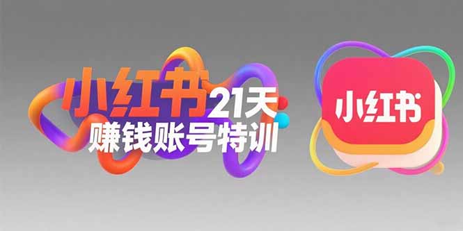 小红书21天赚钱账号特训：黄金定位技巧，高转粉文案创作，科学引流策略-刀客资源网
