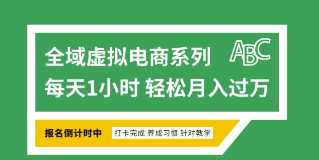 全域虚拟电商变现系列，通过平台出售虚拟电商产品从而获利-刀客资源网