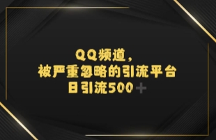 引流蓝海QQ频道，日引500+创业粉-刀客资源网