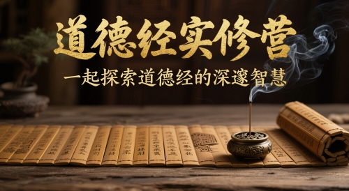 道德经实修营，一起探索道德经的深邃智慧-刀客资源网