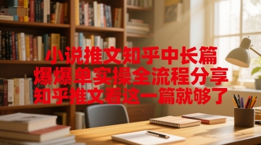 小说推文知乎中长篇爆单实操全流程分享，知乎推文看这一篇就够了-刀客资源网