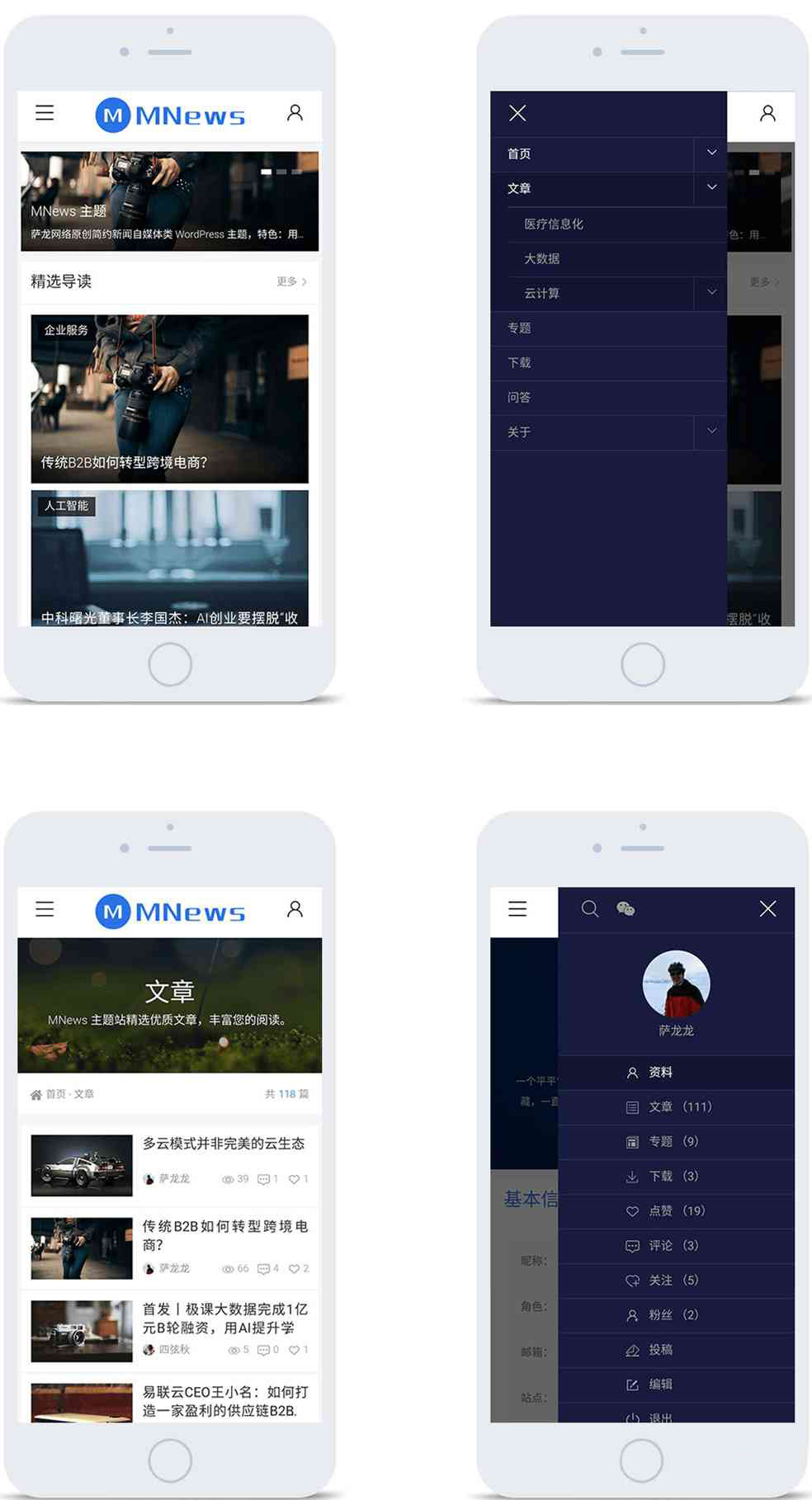 WordPress新闻自媒体主题MNews v2.4去限制开心版-刀客资源网