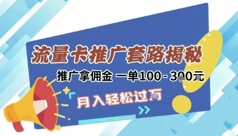 2025年外面卖1500的流量卡项目最新玩法，绿色无门槛对新手非常友好，日入3张+-刀客资源网
