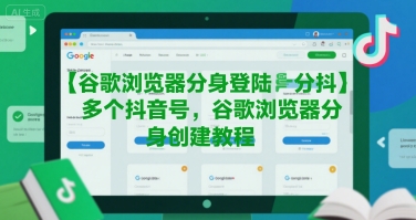 谷歌浏览器分身登陆多个抖音号，谷歌浏览器分身创建教程-刀客资源网