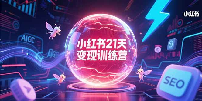 （15328期）小红书21天变现训练营，AIGC工具高效应用，SEO优化核心技巧-刀客资源网