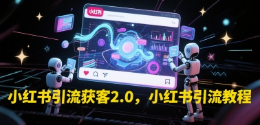 小红书引流获客2.0，小红书引流教程-刀客资源网