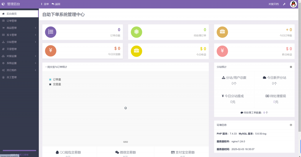 彩虹云商城二开-仿鲸发卡模版源码-刀客资源网