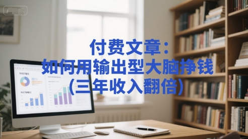 付费文章：如何用输出型大脑挣钱(三年收入翻倍)-刀客资源网